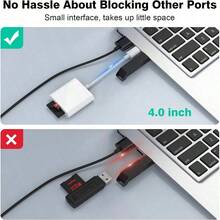 1pc SD Card Camera Reader Adapter, 2-In-1 Dual Card Slot, Portable SD Card Reader, Compatible With Series, Compatible With Iphone 14 Pro Max/14 Pro/14 Plus/14/13/12/11/XS/XR/8/7/6, Compatible With , Compatible With MacBook - Multicolor - View 6