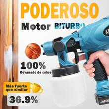 Pistola Para Pintura Gravedad Profesional Industrial 800ml