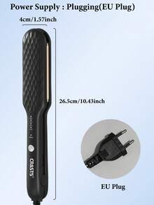 CRASTS Professional Straightening & Curling Iron, Dual-Use Salon Hair Styling Tool, Straightener With Display Screen, Non-Damaging Flat Iron For Bangs And Inward Curls