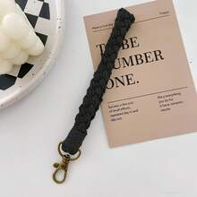 1 pieza Llavero hecho a mano de estilo bohemio y colorido, llavero de coche, dije para bolso, pulsera, ideas de regalo de Navidad, accesorios para bolsos, cordones con soporte para identificación, accesorios para automóvil, dijes para bolsos