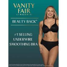 Vanity Fair Women's Full Figure Beauty Back Smoothing Bra, 4 Way Stretch Fabric, Lightly Lined Cups Up To H - 鋼圈-胡桃木 - 查看 6
