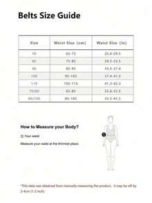 Cuiwrgrs 1pc Bohemian Style Brown Faux Leather Oval Buckle Fashion Waist Belt, Metal Splice, Suitable For Daily Wear