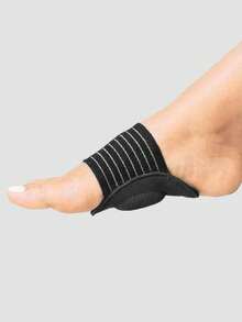 1 par de almofadas de suporte de arco que aliviam a fadiga dos pés e são adequadas para esportes de alta intensidade, como corrida e basquete. São respiráveis e confortáveis.