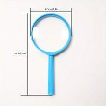 Plastic Handheld Magnifying Glass, Mini Magnifier For Science Class, Outdoor Observation, Party Fun Tool, Suitable For Decoration, Christmas Decoration