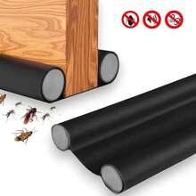 1/2/4 Guardapolvo Cubre Puerta Evita Insecto Impermeable Sellador Polvo Vmingo - Negro - Ver 2