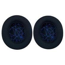 Replacement Ear Pads/Cushions For SteelSeries Arctis 1 3 5 7 9 Pro Raw Headphones - Black - View 12