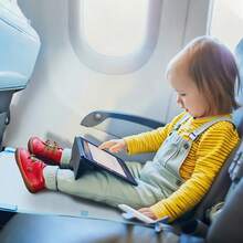 1pc Portable Airplane Seat Extender For Kids, Travel Footrest Hammock Bed, Child Airplane Travel Essentials, Lightweight Travel Hammock Bed For Easy Carry-On