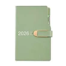 1 Stück 2026 Planungsbuch A5/A6 Terminplaner Kalenderbuch Tagesnotizblock (2026.01-2026.12)