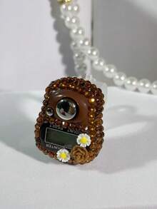 عداد رقمي محمول صغير مزين بأزهار من الراين، قابل للضبط بإحكام، ضغط يدوي مريح للعد، متوفر بألوان متعددة، مناسب للرياضات الخارجية والتلاوة والعد الديني، خفيف الوزن ومحمول، سيناريوهات استخدام متنوعة - متعدد الألوان - مشاهدة 2