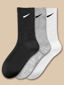 3/9/12 Pairs Solid Color Versatile Socks, Breathable, Comfortable, Absorbent Short Socks Suitable For Daily Wear, Sports, Office, Casual Style, All Seasons Valentines