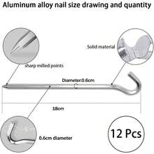 Outdoor Tent Ground Pegs - 18公分+付款 - 查看 2