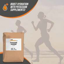 BulkSupplementscom Potassium Chloride Powder - Salt Substitute, Potassium Salt - Gluten Free, 200mg Per Serving, 1kg (22 Lbs) (Pack Of 1) - Flavor NameF - View 4