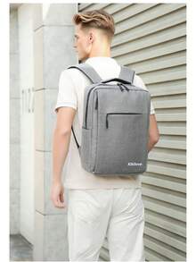 kikilove Wysokiej klasy męski plecak o dużej pojemności, pomieści laptopa, niezbędne rzeczy w podróży i do pracy, zaprojektowany z myślą o podróżach służbowych, dojazdach do biura, podróżach i szkole. Idealny dla mężczyzn poszukujących stylowej i funkcjonalnej torby do pracy, podróży lub codziennego użytku.