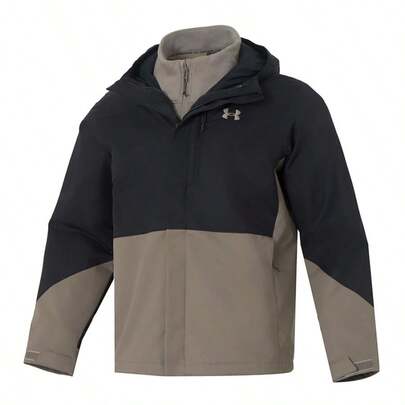 Under Armour Men's UA Porter 3-In-1 Clrblk Jkt, Casual Outdoor Sports Travel Comfortable Jacket 6001213-200