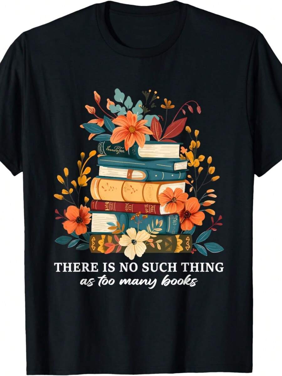 Book Lover Librarian Reading Library Readers T-Shirt - màu đen - Xem 1