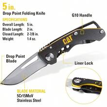 Juego de 3 piezas 12 en 1 multiherramienta, cuchillo y llavero multiherramienta, 240192, amarillo - Amarillo - Ver 4