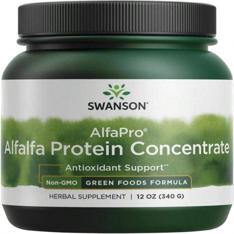 Swanson Alfapro Non-GMO Alfalfa Protein Concentrate 12 Ounce (340 G) Pwdr - Trắng - Xem 1