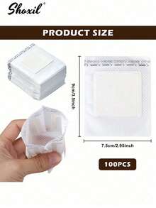 shoxil 50PCs/100PCs Disposable Coffee Filter Bags - Portable Hanging Ear Design For Single Serve Pour Over, Compatible With Most Cups | Ideal For Travel, Camping, Home & Office Use - Ear Filter Paper - View 12