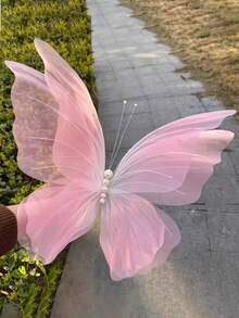 1/3/5pcs 3D Butterfly Wedding Decor, Indoor Photography, Display Cabinet, Wall Decor, Iridescent Butterfly Wedding Decoration - 彩色 - 查看 9