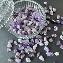 Pierres concassées d'améthyste naturelle, pierres de décoration pour aquarium, décoration pour la maison, convient pour la décoration d'aquarium, les jardinières de plantes grasses, l'aménagement paysager du jardin, le gravier pour aquarium, la décoration de plantes