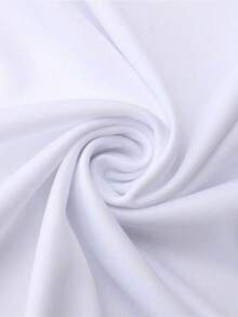 Cotton Unisex Round Neck Short-Sleeve T-Shirt With "Take Chances Make Mistakes Get Messy" Retro Cartoon Graphic - Basic Tees For Summer Women's Tops - 白色 - 查看 3