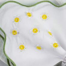 Placemat Kit, Embroidered Placemat, Round/Rectangular Table Placemat And Napkins - Daisy - View 3
