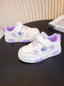 1双儿童休闲运动鞋2025春秋季男童休闲滑板鞋新款低帮女童白鞋软底百搭运动鞋