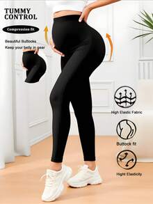 女士孕妇紧身裤，孕妇瑜伽裤，运动服，健身紧身裤