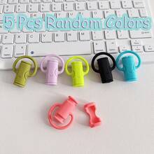 10-Piece Set Of Durable Cable Protectors - 2-In-1 Anti-Breakage Organizer For Usb-C/Lightning/Micro Usb, Loop Design, Data Cable Protector, Silicone Protective Cable Breakage Protector For Mobile Phone Chargers, (Random Colors) - Multicolor - View 4