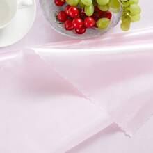 Tablecloth, Luxury Jacquard Design Red Table Cloth 147X259CM", Wrinkle Free Satin Polyester Table Cover For Dinner Party Banquet Holiday 1pc - Pink - View 5