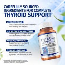 1 Body Thyroid Support Supplement, 90-Day Supply, 3 Pack With B12, Iodine, Zinc, Selenium, Ashwagandha, Non-GMO Vegetarian Formula - Tên hương vịC - Xem 7