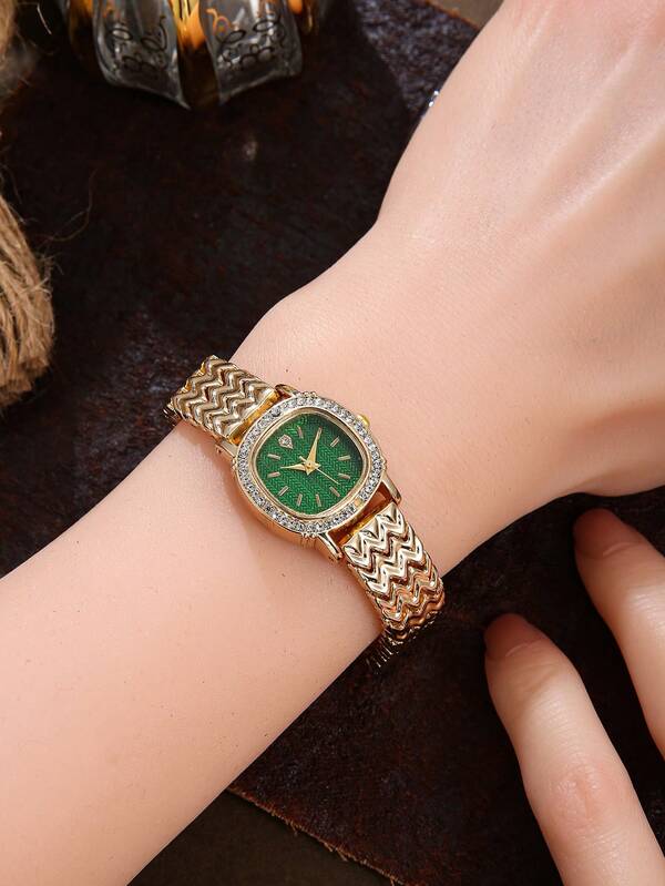 1pc Women's Elegant Petite Quartz Watch, Fashion Minimalist Design, Suitable For Daily Wear