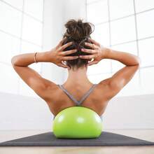 STOTT PILATES Merrithew - Mini Bola de Estabilidad, tamaño Grande (Naranja) - Cal - Ver 1