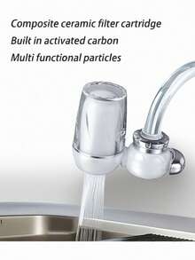 Ceramic Faucet Filter, Home Water Purifier, For Sink, Kitchen Faucet, Washable Ceramic Shower Head, Bathroom Filter Spray, Universal Connector No Electricity Needed, Fits European & American Standards, Christmas 2025, Halloween Decorations, Christmas Home Decorations, Room Decorations, Home, Kitchen - 均碼 - 查看 8