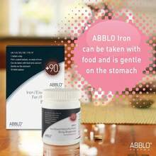 Prenatal &Amp; Pregnant Iron - 1 Tablet A Day - Very Gentle - Very Small - Bisglycinate - Take It With Breakfast - White - View 5