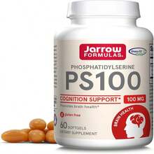 Jarrow Formulas PS100 Phosphatidylserine 100 Mg, Dietary Supplement For Brain Health And Cognition Support, 60 Softgels, 20-60 Day Supply - Tên hương vị B - Xem 1