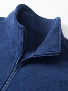 Weich & bequemer Fleece-gefütterter Herren Hoodie mit Langarm, bestickte Details, Reißverschluss-Kragen-Design, lässiger sportlicher Stil, abrieb- und kratzfest, atmungsaktiv & leicht, modischer Pullover, einfarbiges doppelseitiges Fleece Henley Shirt, geeignet für lässige Unternehmungen, Alltagstragen, Stadtbummel und Spazierengehen