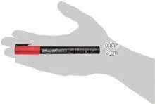 Basics Marcadores de Tiza de Punta Reversible Bala\/Cincel, Punta Fina, Paquete de 8, Colores Brillantes - Colores brillantes - Ver 4