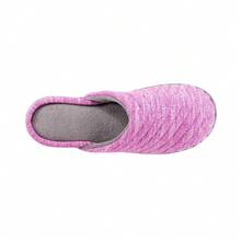 Pantuflas deslizantes de punto espacial Andrea para mujer Isotoner - Violeta vívida - Ver 6