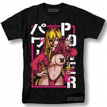 Power Shirt Anime Manga Fufu Cosplay T-Shirt - Black - View 7