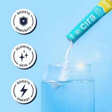 Cira Hydration Powder (45 Servings) X Alicia McCarvell'S Electrolyte Drink Mix With Himalayan Salt For Dehydration Relief And Recovery - Very Grapeful - Flavor NameF - 查看 4