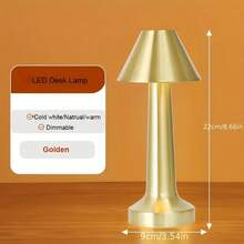 1pc Creative Dumbbell LED Desk Lamp, 3-Color Atmosphere Night Light, Ideal For Office, Reading And Illumination - Bedroom, Study, Living Room Or Office Decor. Best Choice As Birthday, Valentine's Day Or Friendship Gift