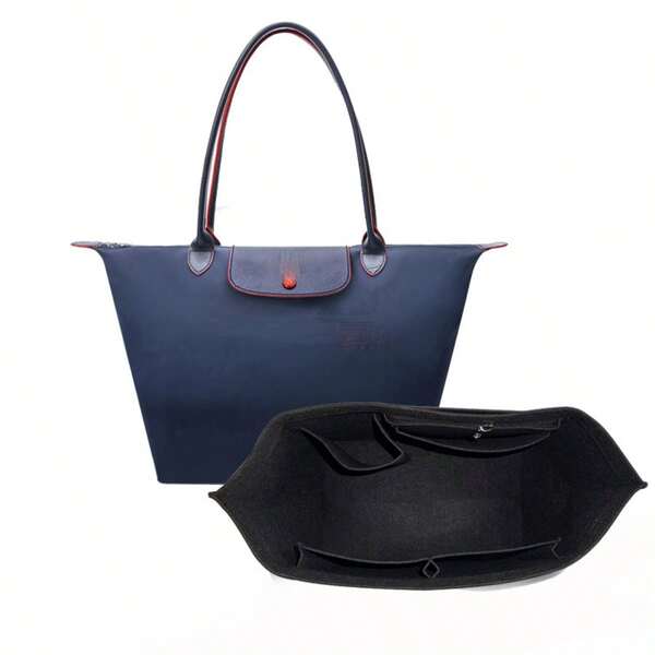 Filcowy organizer do torebki z zamkiem błyskawicznym, wkładka do telefonu, torebka na klucze, torba damska, przenośny organizer na kosmetyki podróżne z wieloma kieszeniami, torba zimowa, jesienna