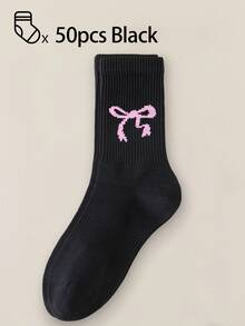 40 peças/30 peças/24 peças Meias Esportivas Confortáveis Unissex, Adequadas para Esportes e Treinamento, Meias Longas para Mulheres, Uso Casual e Empresarial, Antibacteriano, Macio, Preto e Branco, Resistente a Odores, Absorvente de Umidade, Macio e Leve, Adequado para Outono/Inverno, 20 peças/10 peças/8 peças/6 peças/4 peças/2 peças