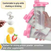 Mr Pen Shaker Bottles For Protein Mixes - 28 Oz Blue Protein Shaker With Wire Whisk Ball - Flavor NameH - 查看 3