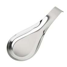 1/2/3/4/5件鱼形不锈钢勺架食物夹火锅勺托盘酒店餐厅厨房用具架架子托盘.自助餐勺架套装.厨房配件.勺架.餐具架 - 銀色 - 查看 14