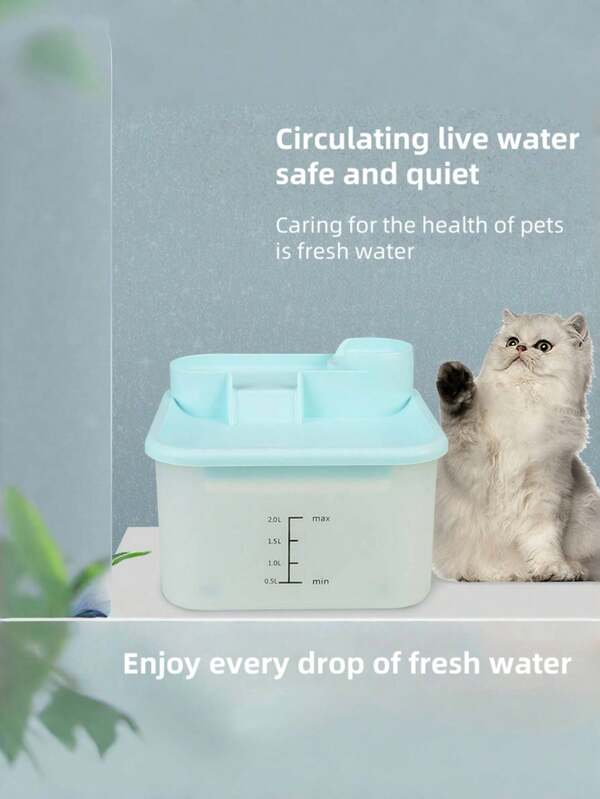 Automatic Pet Water Dispenser, Cat Water Drinking Fountain, Circulating Drinking Water Bowl For Pets, Dogs And Cats