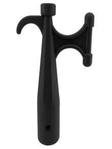 ISURE MARINE 2Pcs Nylon Boat Hook Floating,Hook For Extension Pole,Unbreakable,Durable,Rust-Resistant Boat Hook Replacement Attachment Replacement Boat Hook End For Mooring Yacht Boat Kayak,Black - Black - View 7