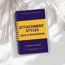 1 Adult Attachment Style Workbook - Exploring Relationship Dynamics, Secure And Anxious Attachment, Therapeutic Exercises, Guiding Questions, Emotional Insight Diary, Couple Communication, Self-Improvement Plan, Spiral Binding