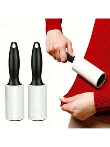1/2/3/4pcs Mini Portable Reusable Lint Roller, Portable Hair Remover, Detachable Design, Sticky Lint Roller, Lint Brush Roller, Mini Portable Lint Roller For Removing Dust From Clothes, Carpets, Pet Hair, Travel Size Lint Roller, 30pcs Mini Lint Remover Suitable For Pet Hair, Furniture, Sofa, Carpet, Car Seats, Auto Accessories, Home Supplies, Travel Essentials